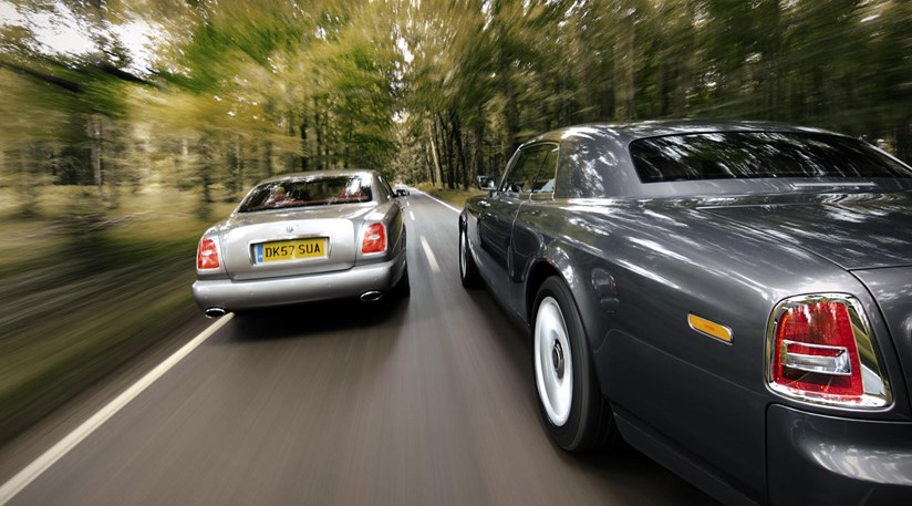 Rolls Phantom Coupe vs Bentley