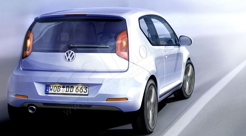 Volkswagen Up production car codenamed New Small Family NSF CAR's 