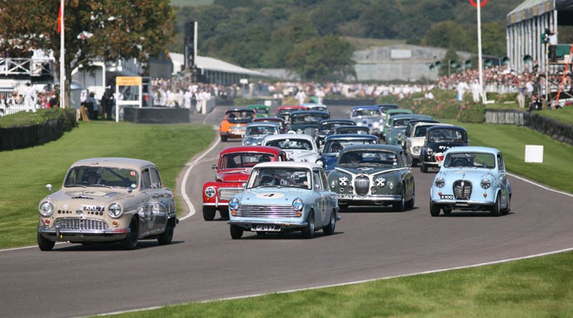 The hardy Austin Westminster leads into Madgewick  in the St Marry trophy after it