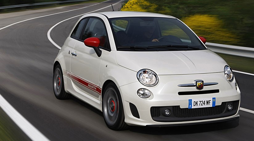 Fiat Abarth The Fiat 500 is a small car and the new sport seats do take up
