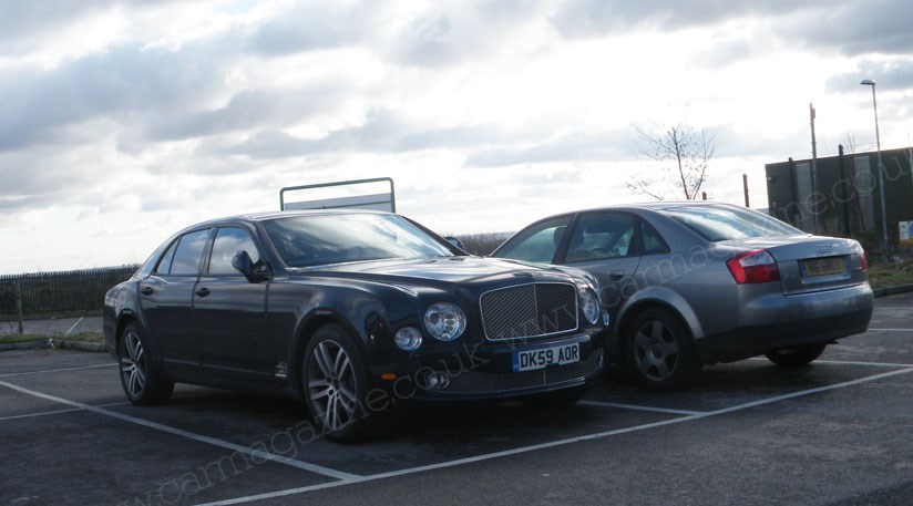 Bentley Mulsanne spied in a Leeds car park by a CAR reader