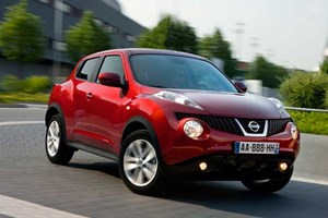 The new Nissan Juke crossover, on sale in the UK in September 2010