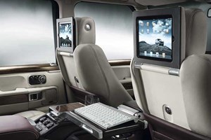 Range Rover Autobiography Ultimate Edition: a pair of iPads built into the head restraints