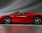 A gorgeous profile: Ferrari 458 Spider seen side-on