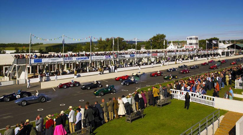 Period dress is encouraged at the Goodwood Revival