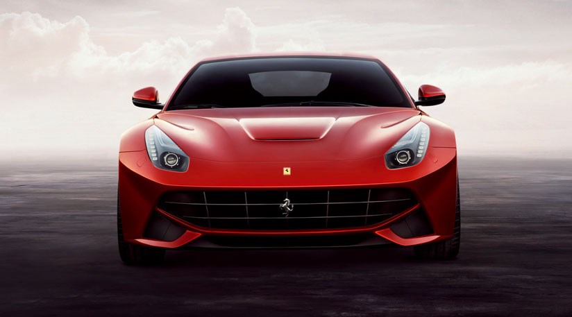 Note the active aero on the front of the new Ferrari F12 Berlinetta