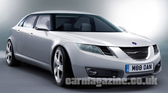The 95 the first allnew Saab since 2001 is inching