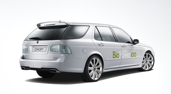 Saab 9-5 BioPower 100 Concept (2007): first official pictures