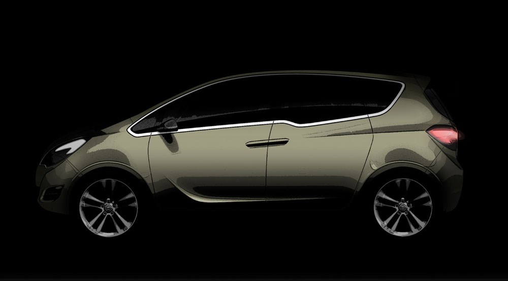2008 Opel Meriva Concept. Vauxhall Meriva concept teaser