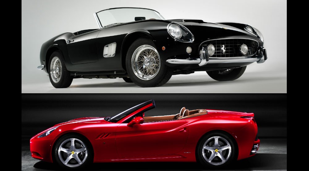 Singer George Michael bought a new Ferrari California model below 