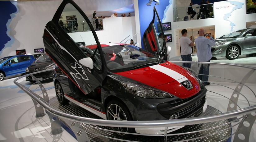 Peugeot at the London motor show 2008 By Guy Bird and CAR reader reporter 